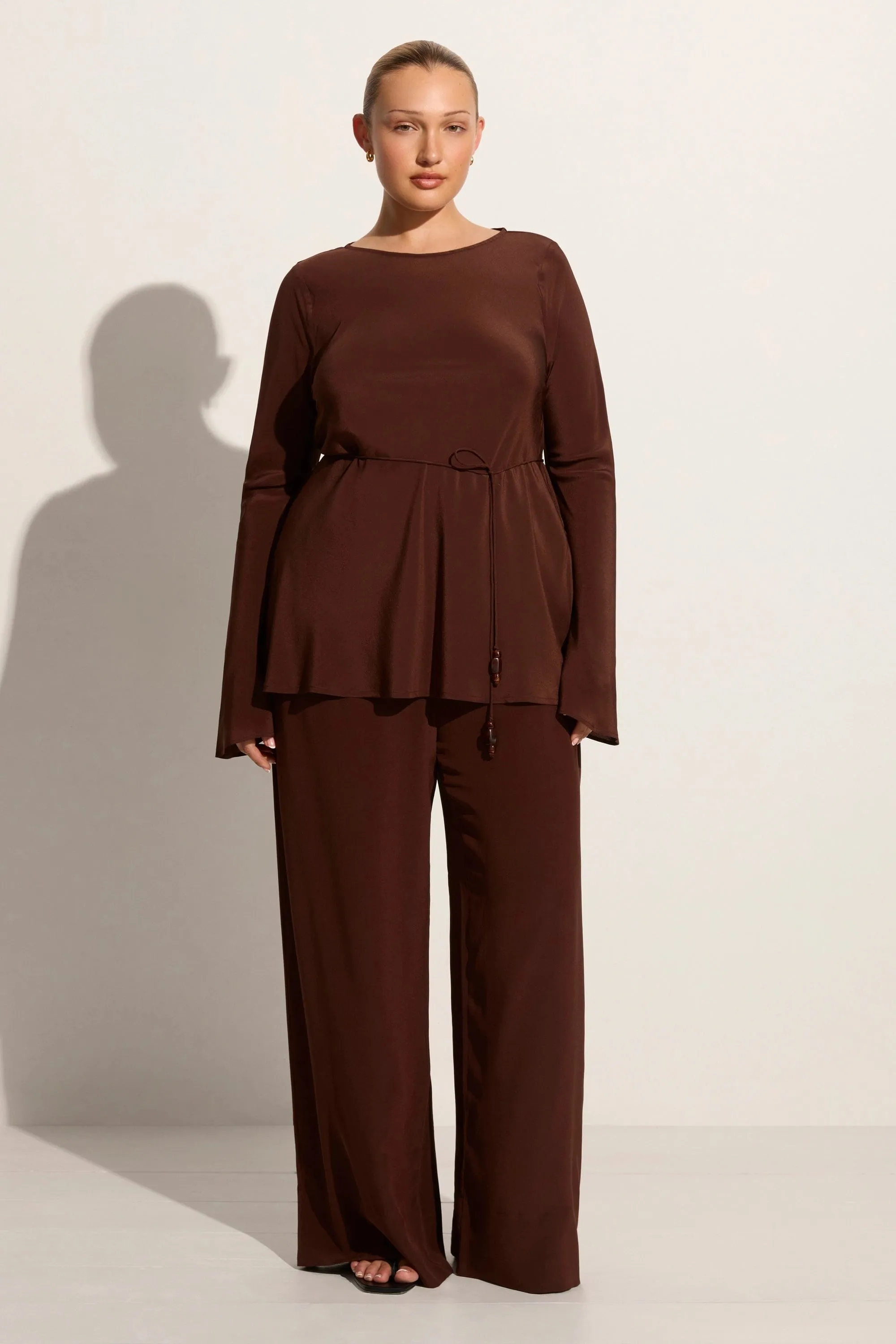 Pian Tunic Top Cioccolato - Final Sale sold by Faithfull the Brand product image thumbnail 5