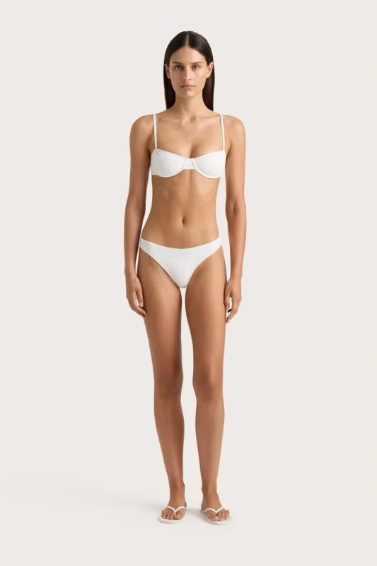Farrah Bikini Top White - Final Sale sold by Faithfull the Brand