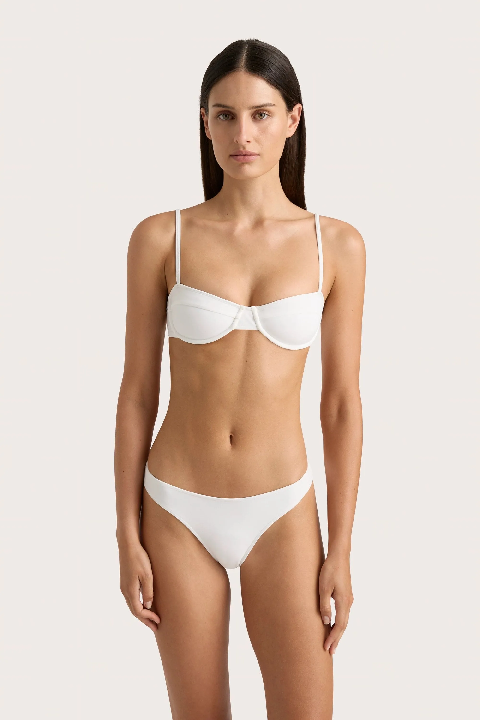 Farrah Bikini Top White - Final Sale sold by Faithfull the Brand product image thumbnail 2