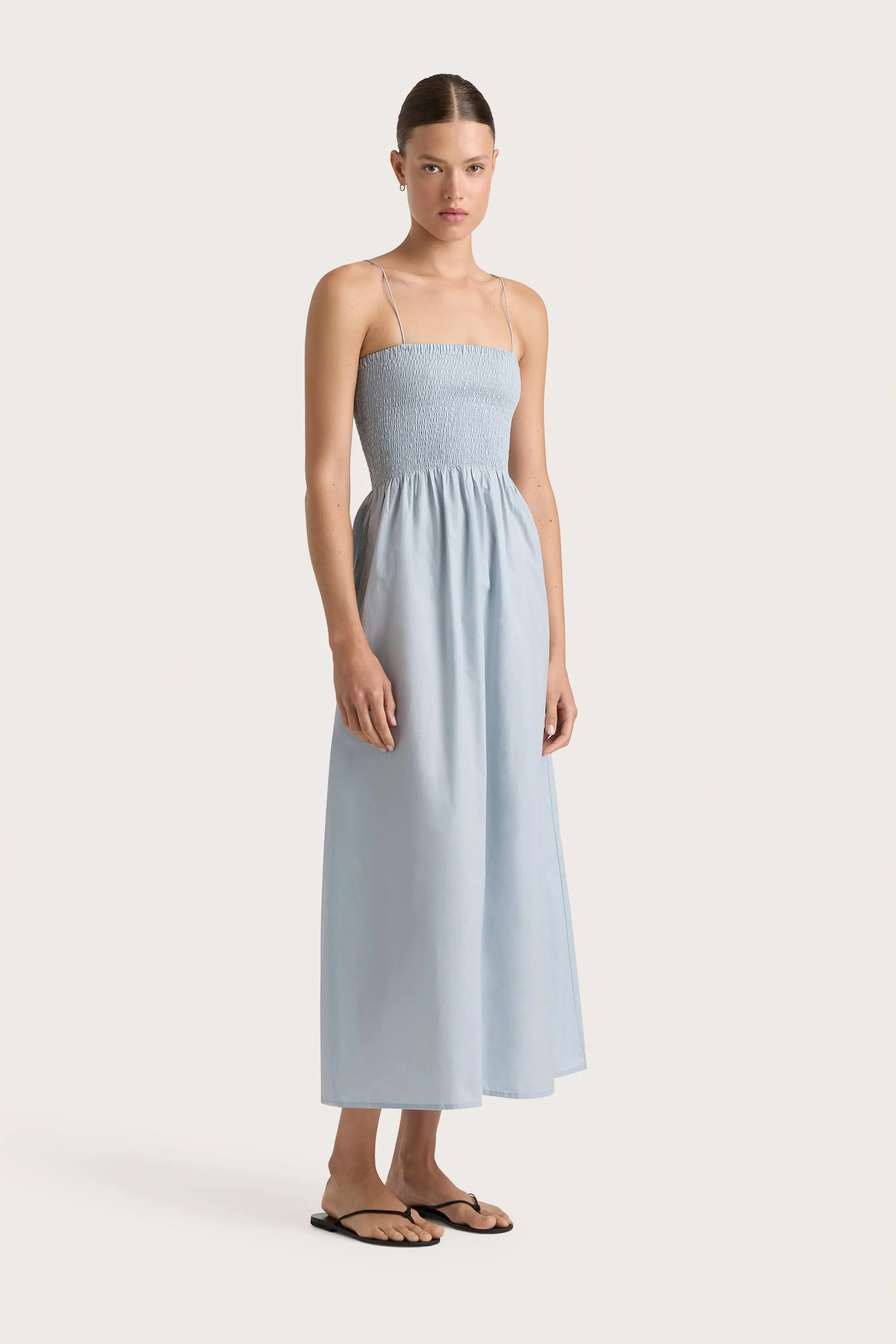 Tergu Maxi Dress Sky Blue - Final Sale sold by Faithfull the Brand product image thumbnail 3