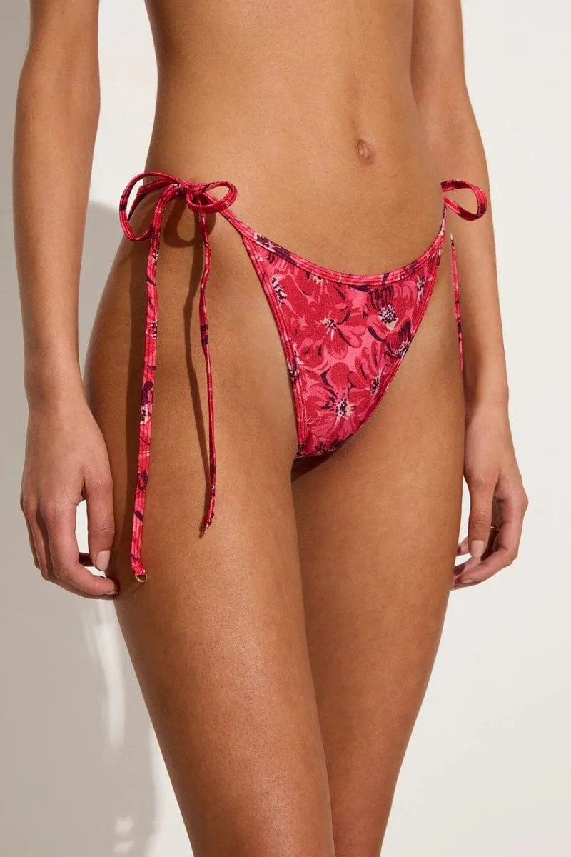 Zamora Bikini Bottoms El Limon Floral Pink sold by Faithfull the Brand product image thumbnail 2