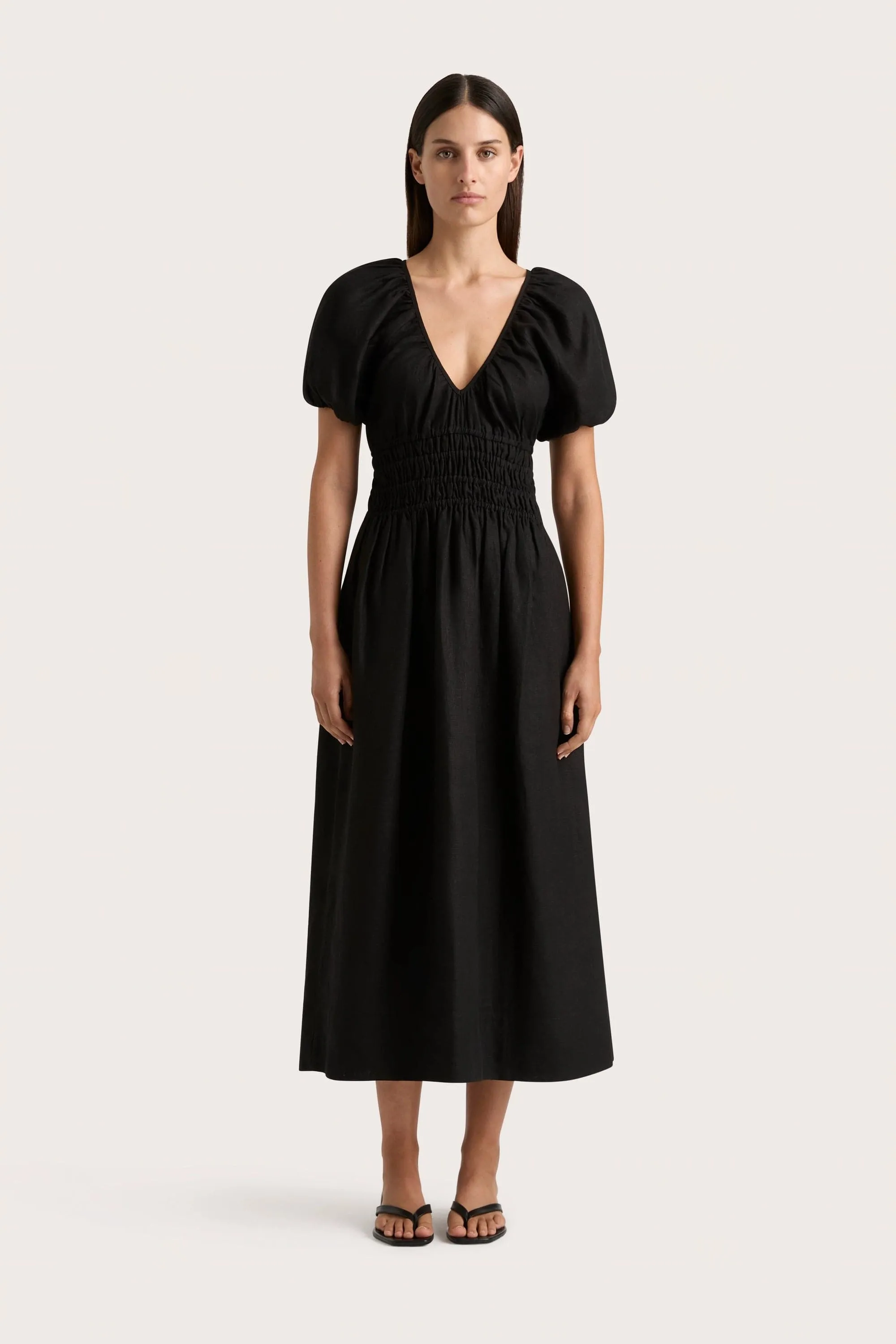 Geriba Maxi Dress Black - Final Sale sold by Faithfull the Brand