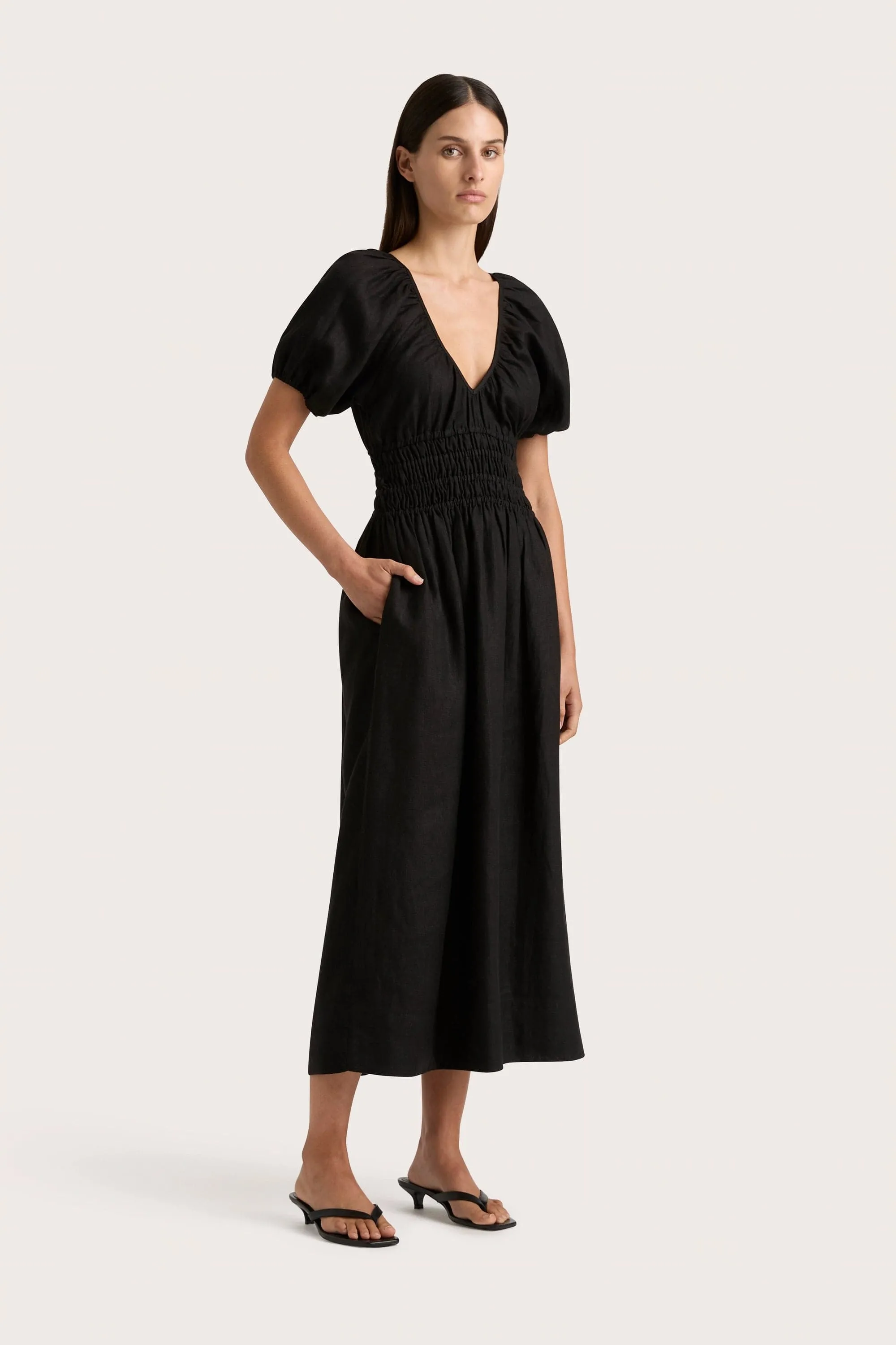 Geriba Maxi Dress Black - Final Sale sold by Faithfull the Brand product image thumbnail 3