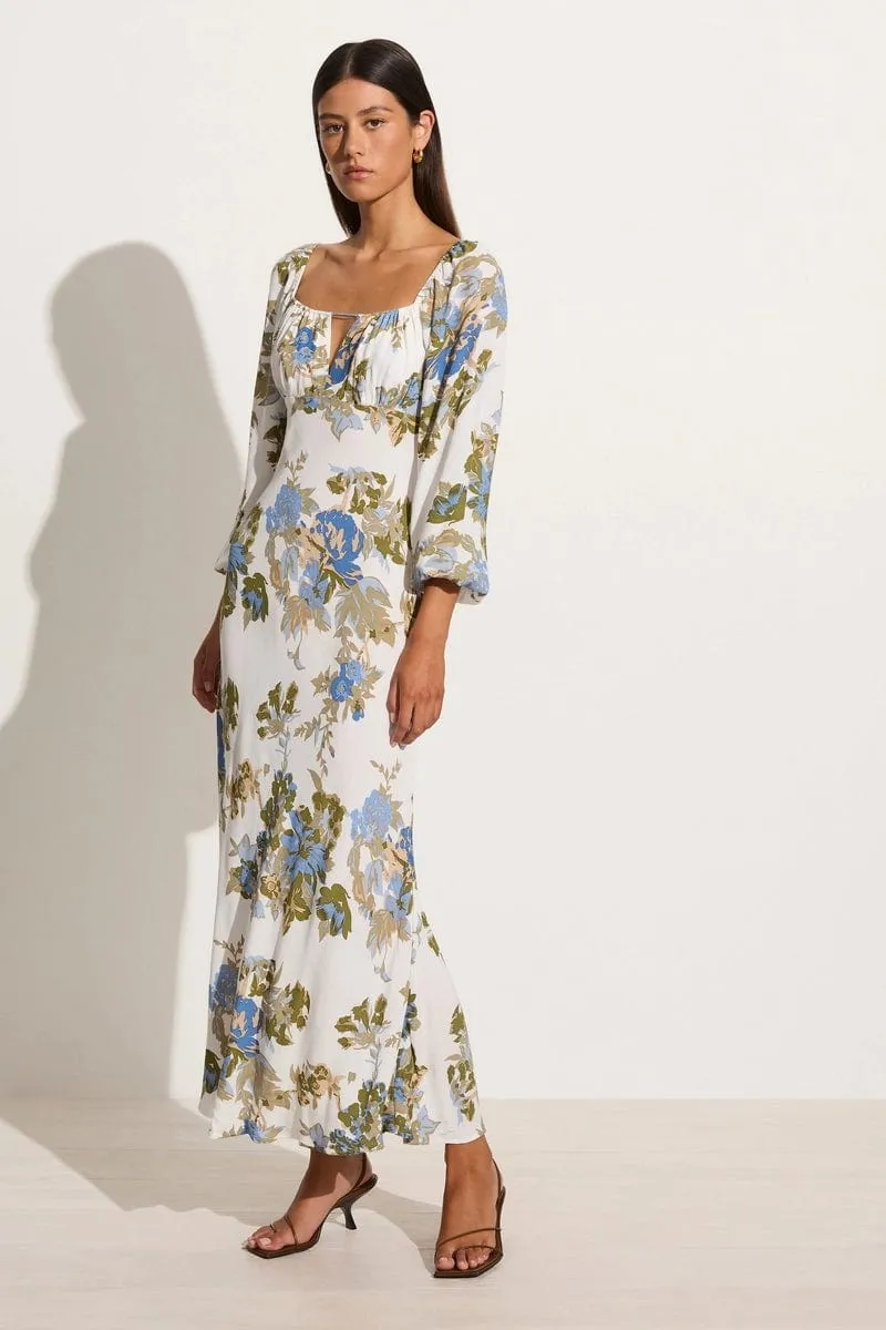 Benedita Midi Dress Escala Floral Ivory - Final Sale sold by Faithfull the Brand product image thumbnail 3