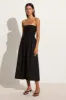 Madella Midi Dress Black sold by Faithfull the Brand