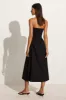Madella Midi Dress Black sold by Faithfull the Brand