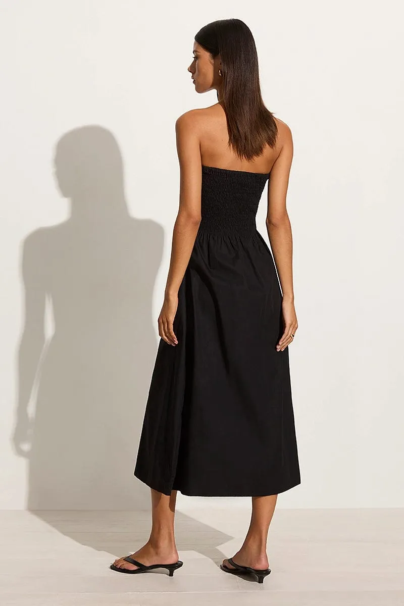 Madella Midi Dress Black sold by Faithfull the Brand product image thumbnail 5