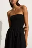 Madella Midi Dress Black sold by Faithfull the Brand