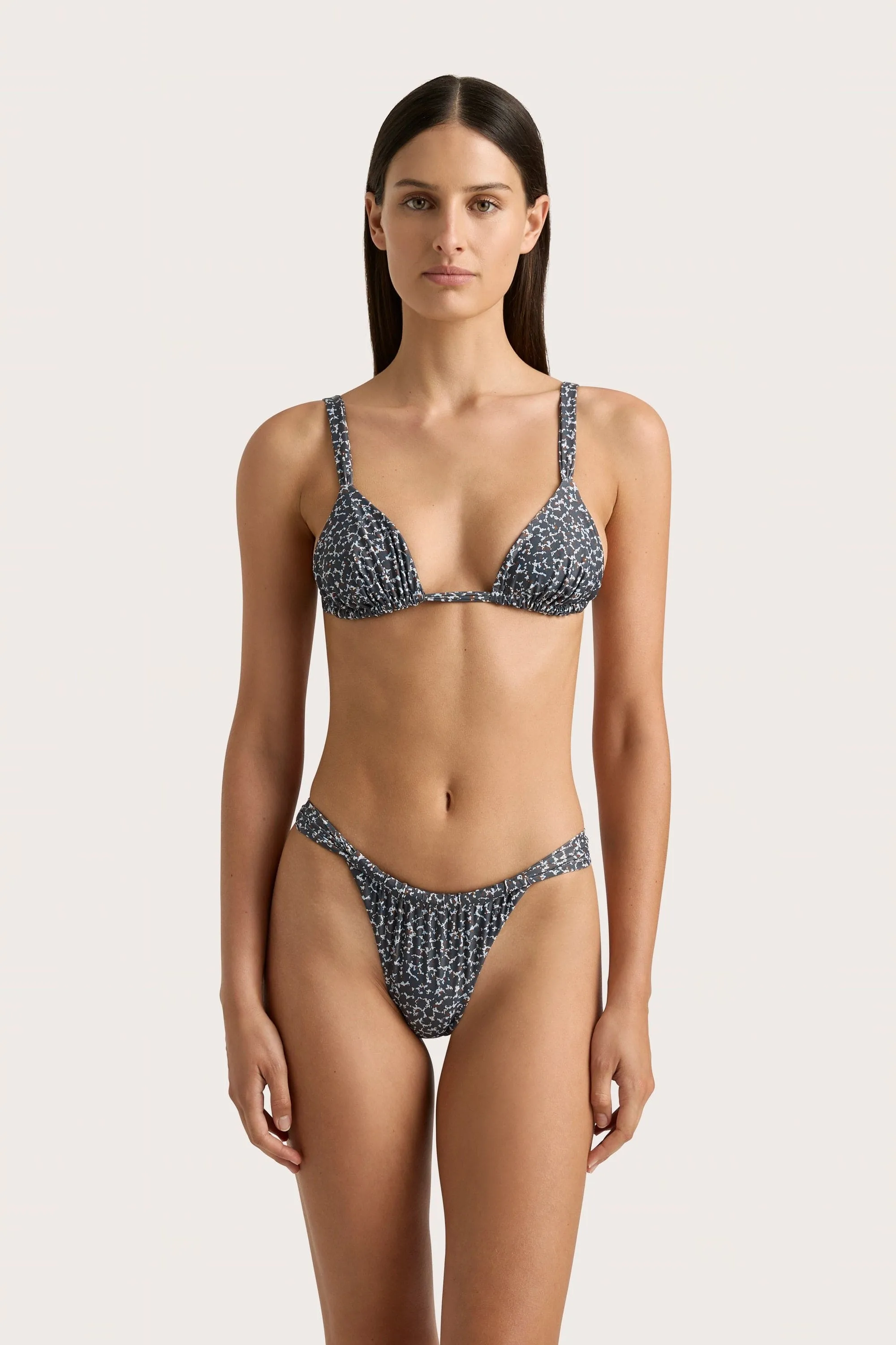 Mary Bikini Top Amanylis Charred Navy - Final Sale sold by Faithfull the Brand product image thumbnail 2