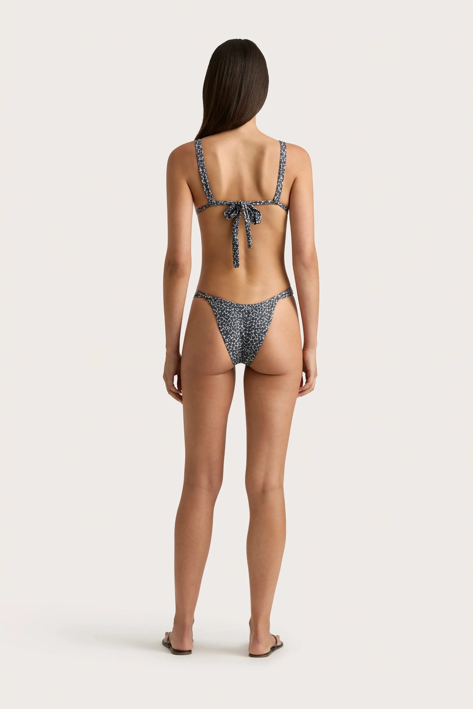 Mary Bikini Top Amanylis Charred Navy - Final Sale sold by Faithfull the Brand product image thumbnail 4
