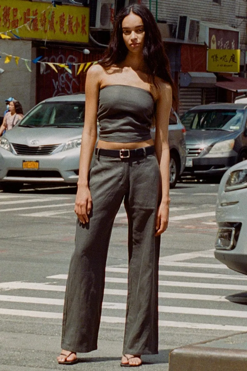 Rossio Pant Charcoal sold by Faithfull the Brand product image thumbnail 2