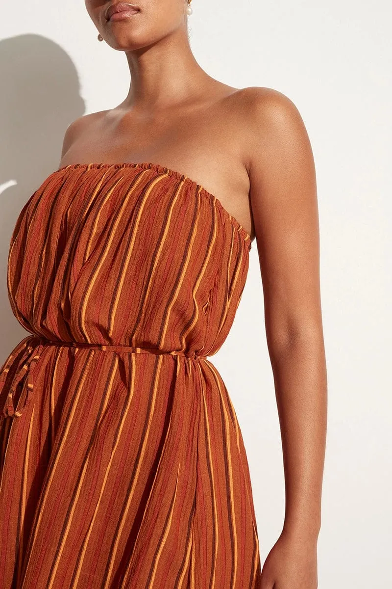 Luannah Midi Dress Aria Stripe Print - Final Sale sold by Faithfull the Brand product image thumbnail 3