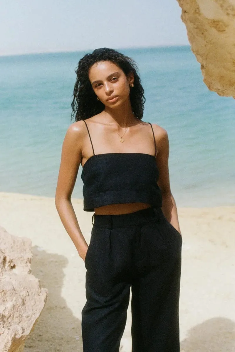 Bayu Top Black sold by Faithfull the Brand product image thumbnail 2