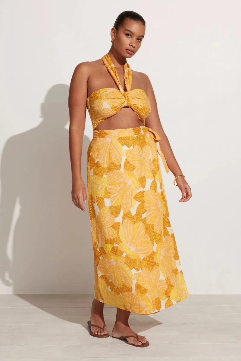 Casitas Wrap Skirt La Marieta Floral Print - Final Sale sold by Faithfull the Brand