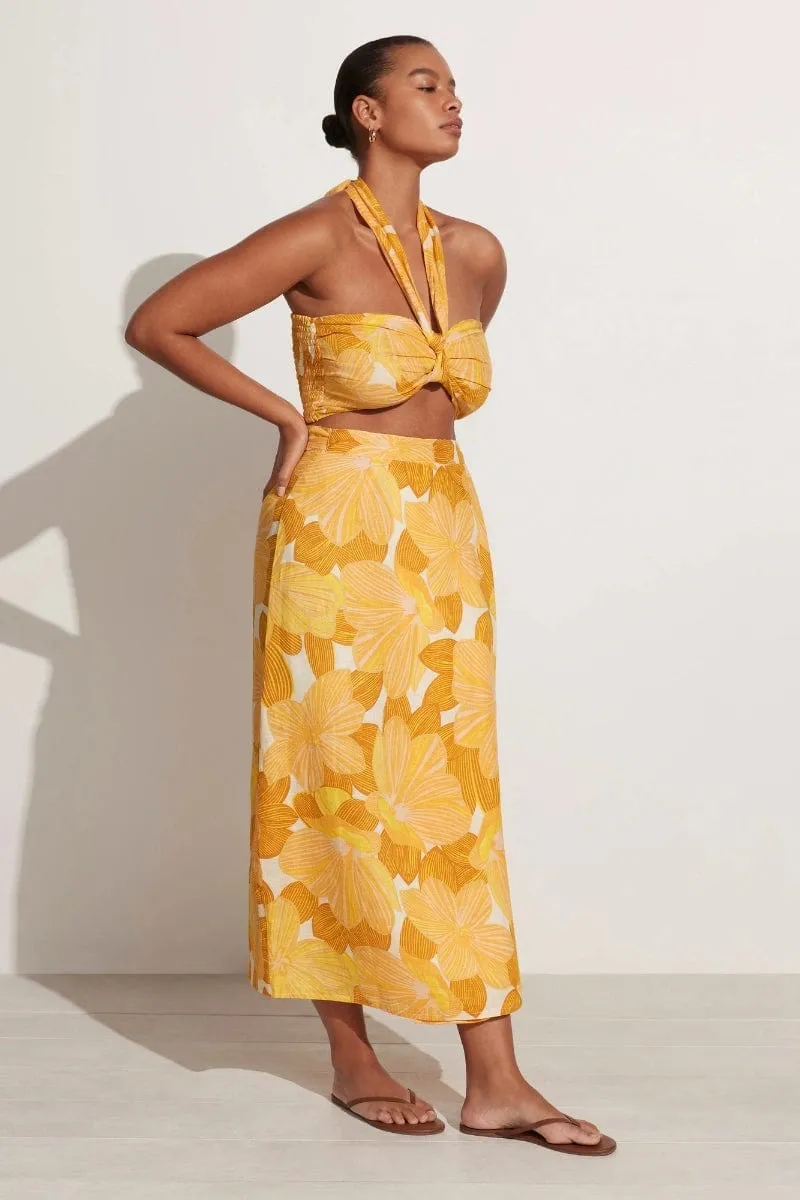 Casitas Wrap Skirt La Marieta Floral Print - Final Sale sold by Faithfull the Brand product image thumbnail 2