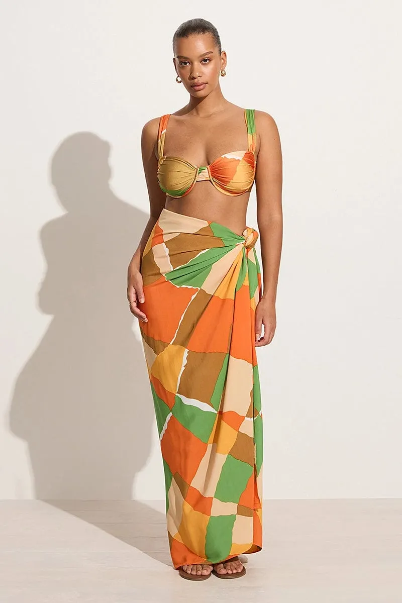 Playa Scarf Costa Smeralda Print - Final Sale sold by Faithfull the Brand