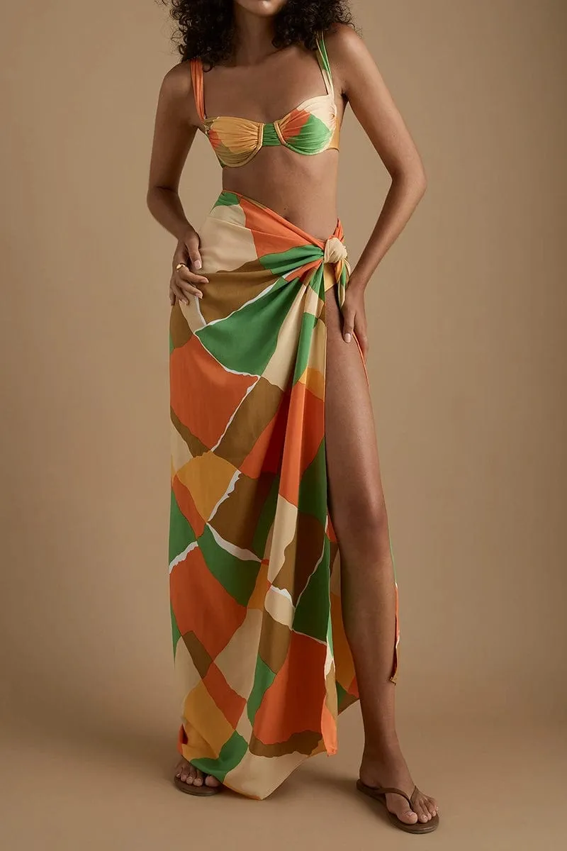 Playa Scarf Costa Smeralda Print - Final Sale sold by Faithfull the Brand product image thumbnail 2