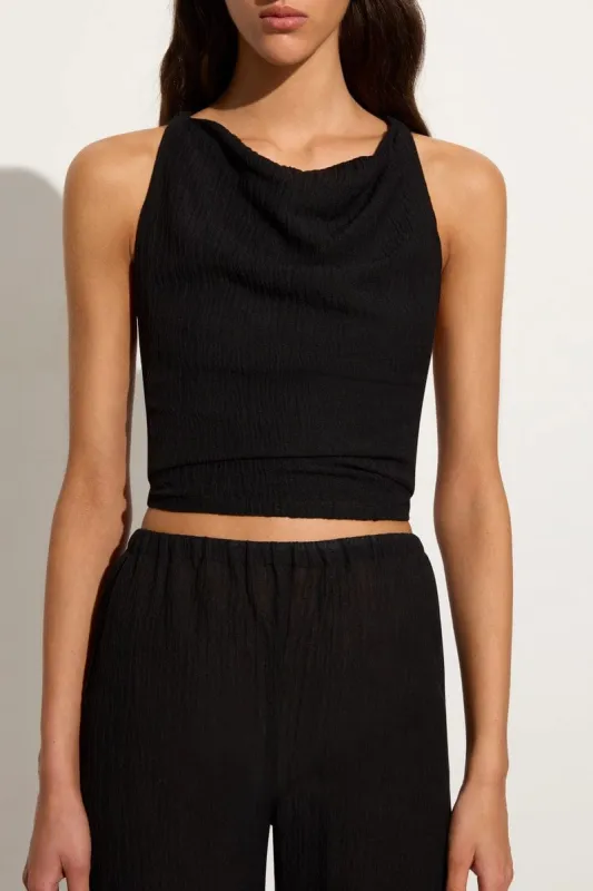 Dione Top Black sold by Faithfull the Brand