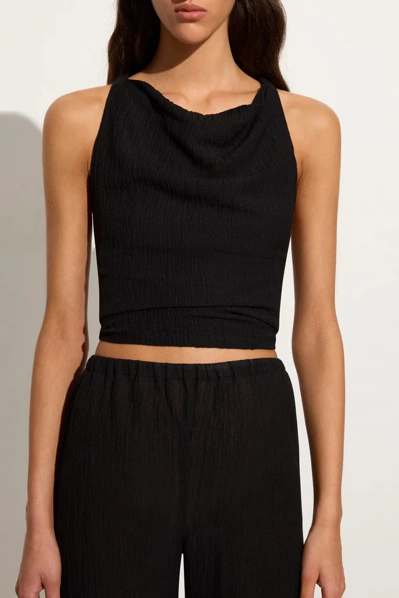 Dione Top Black sold by Faithfull the Brand