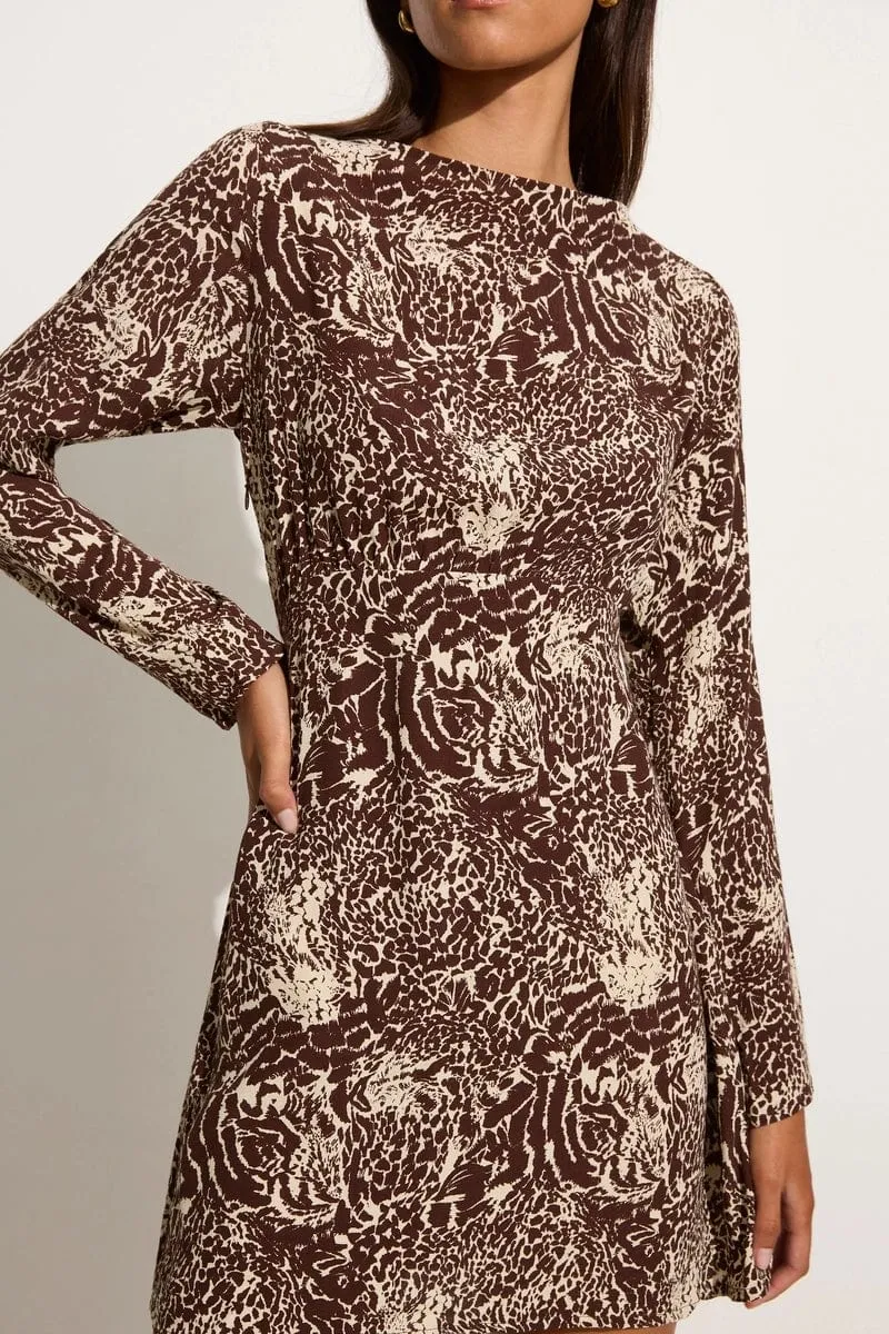 Yves Mini Dress Salamanca sold by Faithfull the Brand product image thumbnail 4