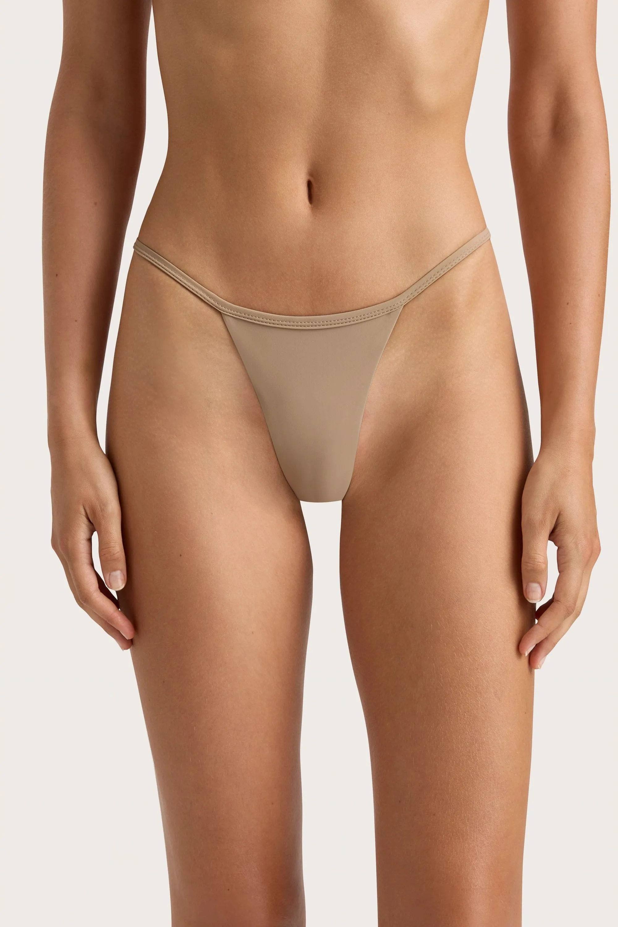 Manon Bikini Bottom Taupe - Final Sale sold by Faithfull the Brand product image thumbnail 2
