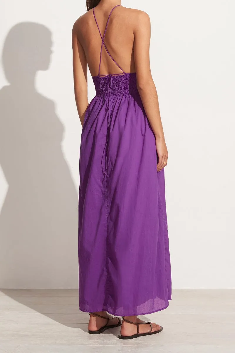 Bisetta Maxi Dress Violet - Final Sale sold by Faithfull the Brand product image thumbnail 4