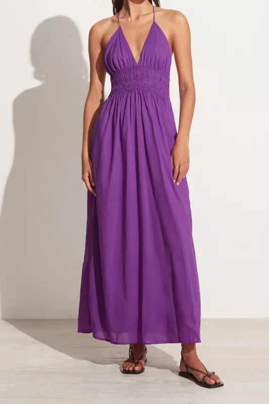 Bisetta Maxi Dress Violet - Final Sale sold by Faithfull the Brand
