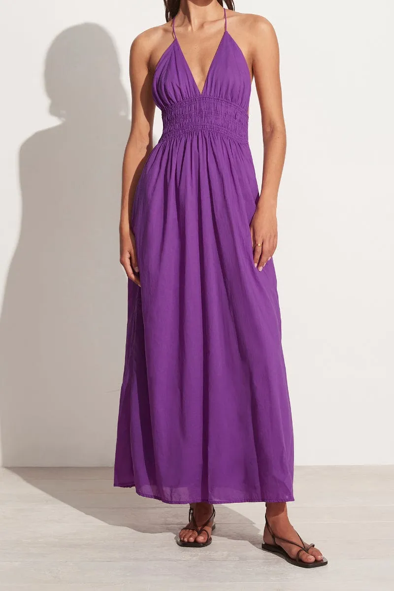 Bisetta Maxi Dress Violet - Final Sale sold by Faithfull the Brand