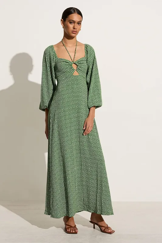 Loures Maxi Dress Azulejo - Final Sale sold by Faithfull the Brand