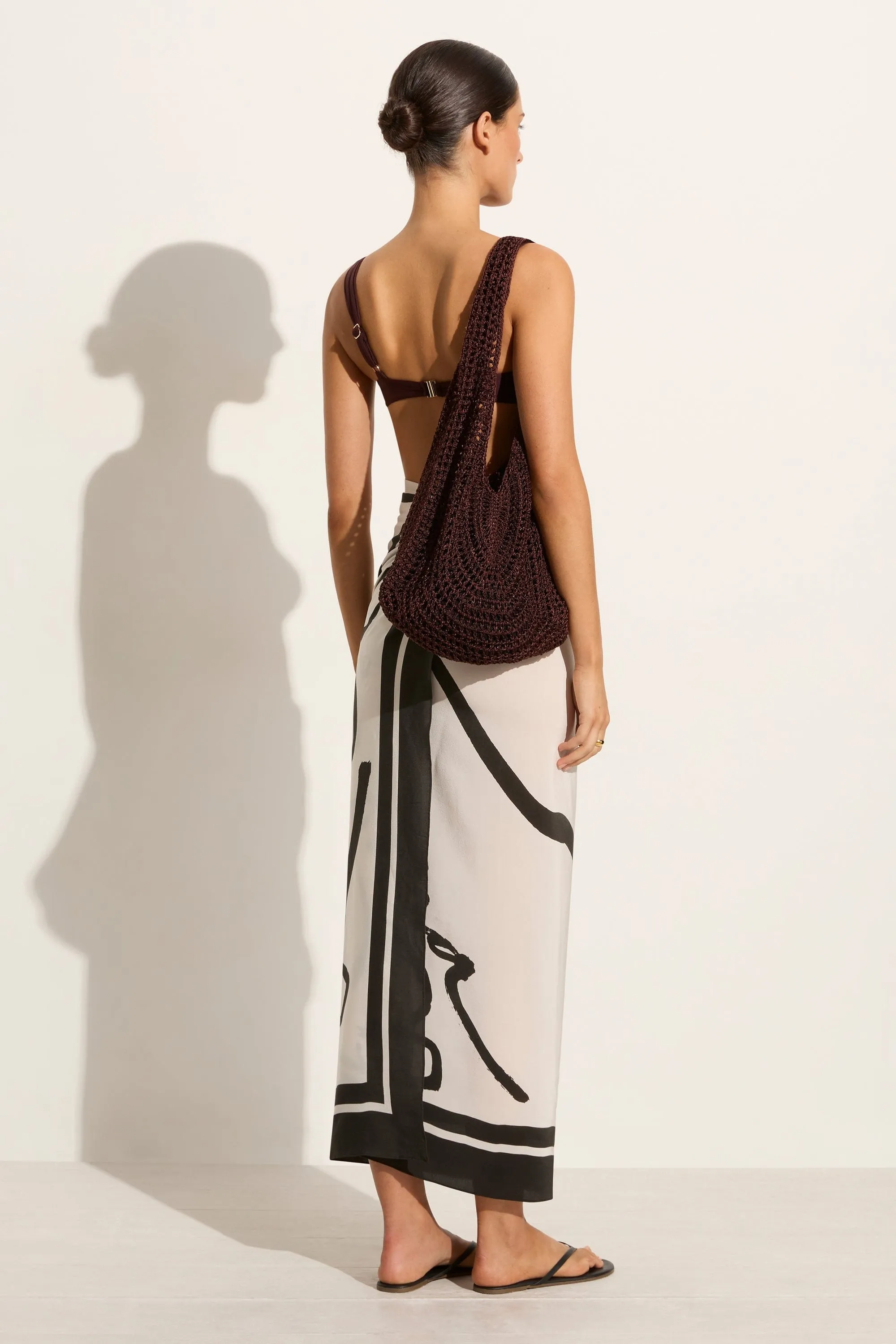 Casali Crochet Bag Cioccolato - Final Sale sold by Faithfull the Brand product image thumbnail 4