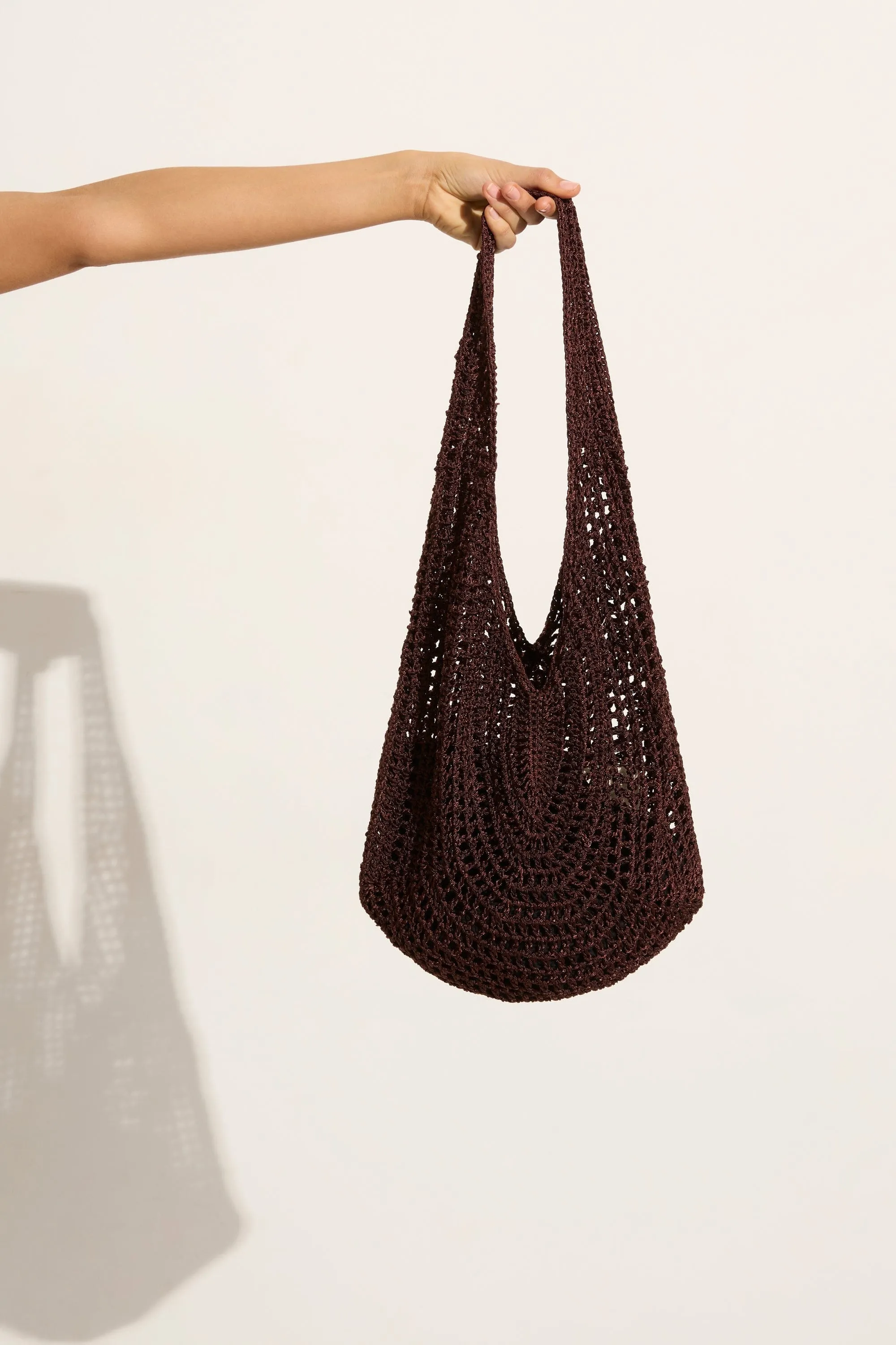 Casali Crochet Bag Cioccolato - Final Sale sold by Faithfull the Brand product image thumbnail 2