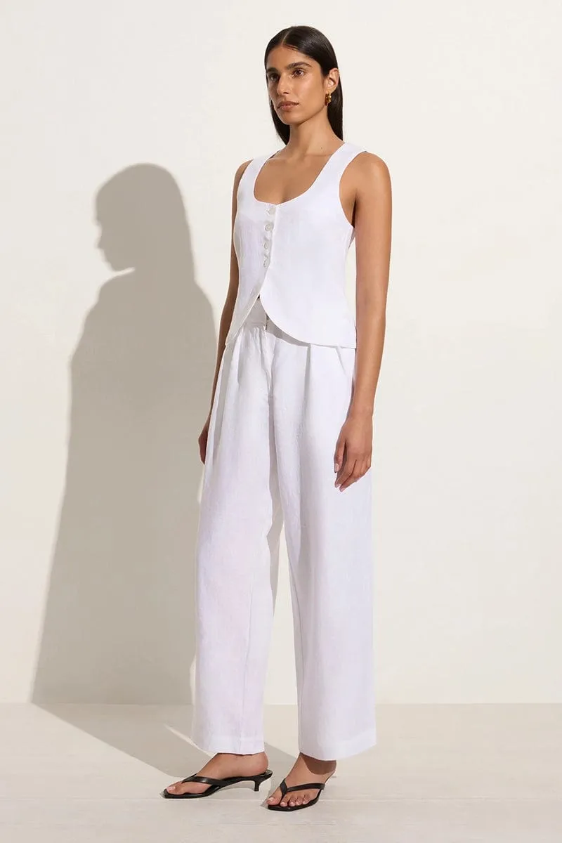 Duomo Pant White - Final Sale sold by Faithfull the Brand product image thumbnail 3
