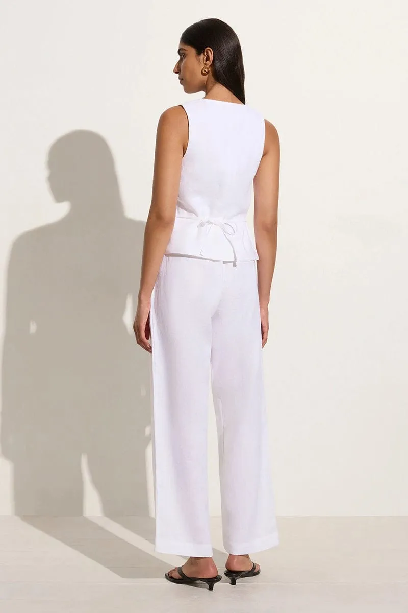 Duomo Pant White - Final Sale sold by Faithfull the Brand product image thumbnail 4