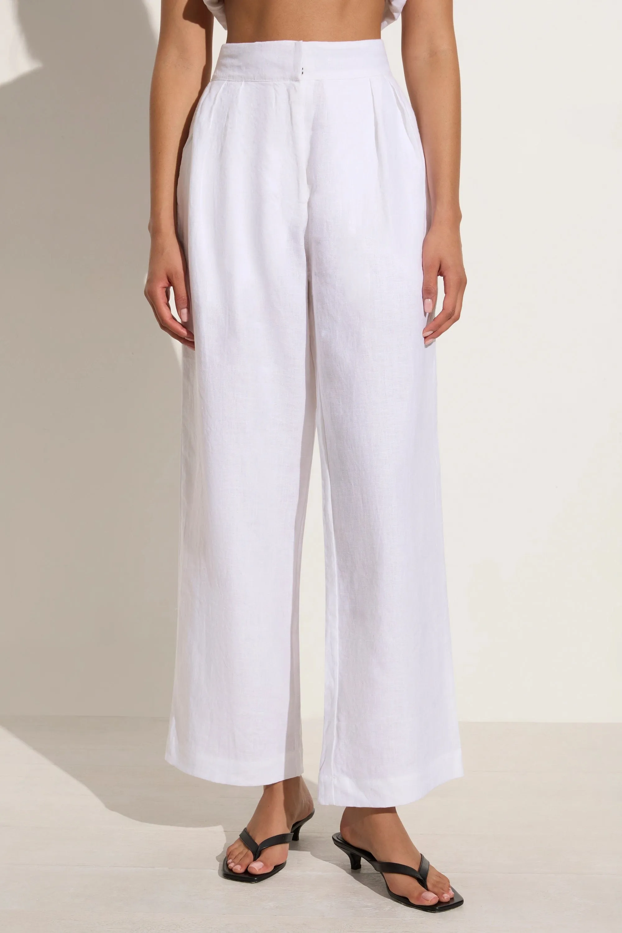 Duomo Pant White - Final Sale sold by Faithfull the Brand product image thumbnail 2