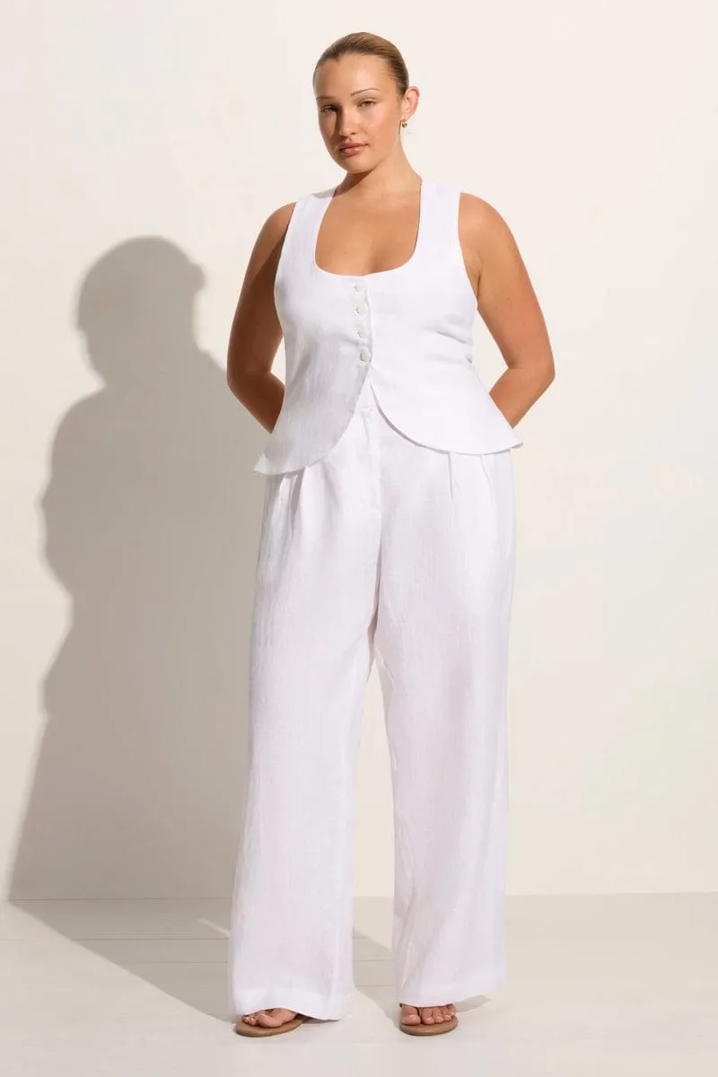 Duomo Pant White - Final Sale sold by Faithfull the Brand product image thumbnail 5