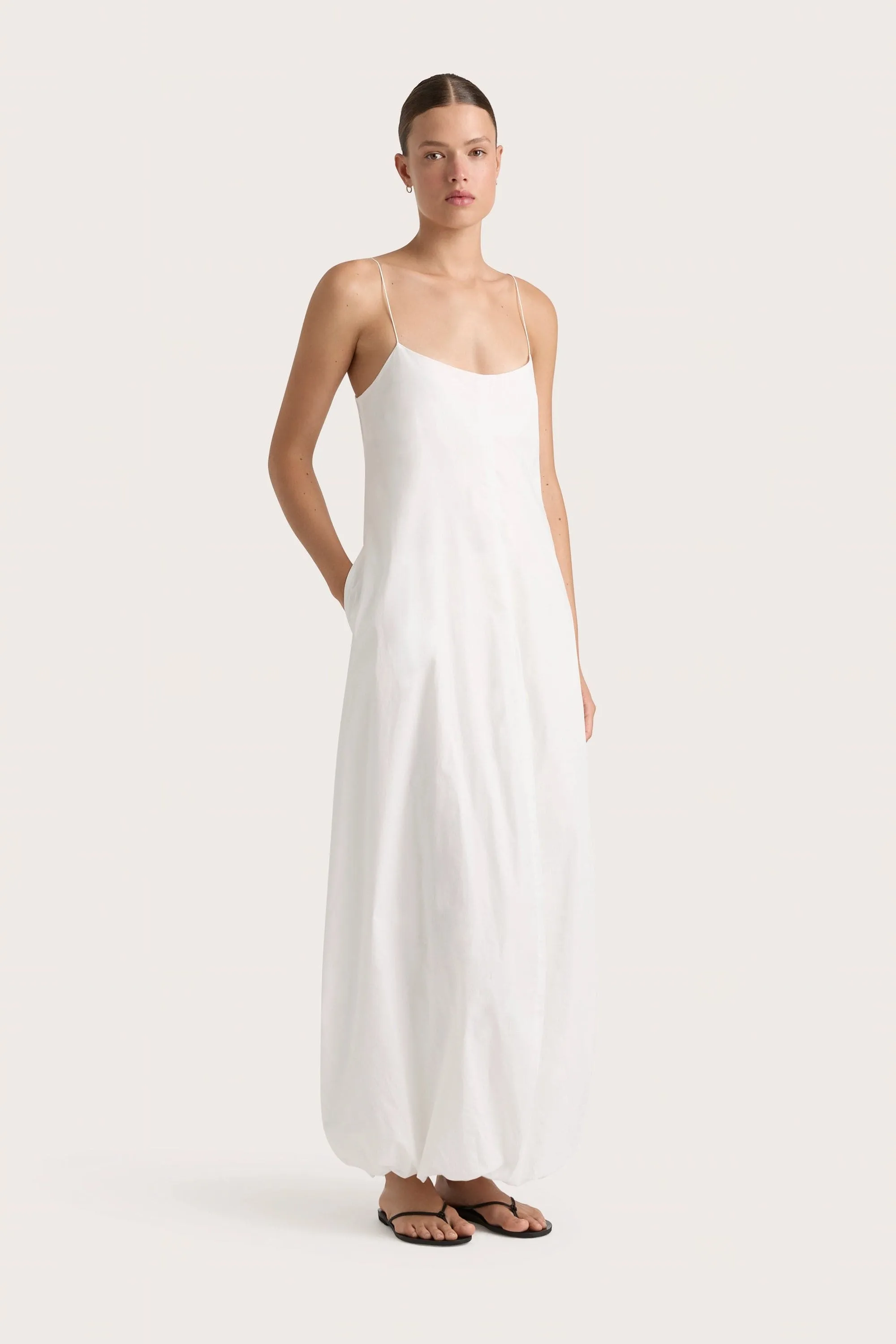 Anais Maxi Dress White sold by Faithfull the Brand product image thumbnail 2