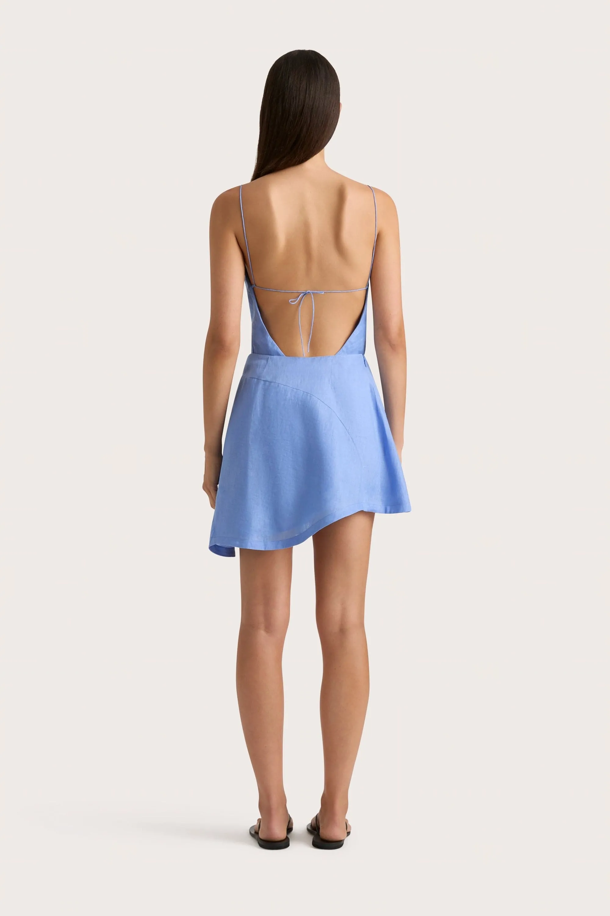 Antibes Mini Skirt Mid Blue - Final Sale sold by Faithfull the Brand product image thumbnail 5
