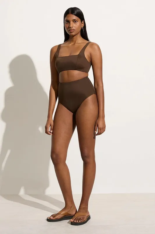 Afonso Bikini Bottom Coffee - Final Sale sold by Faithfull the Brand