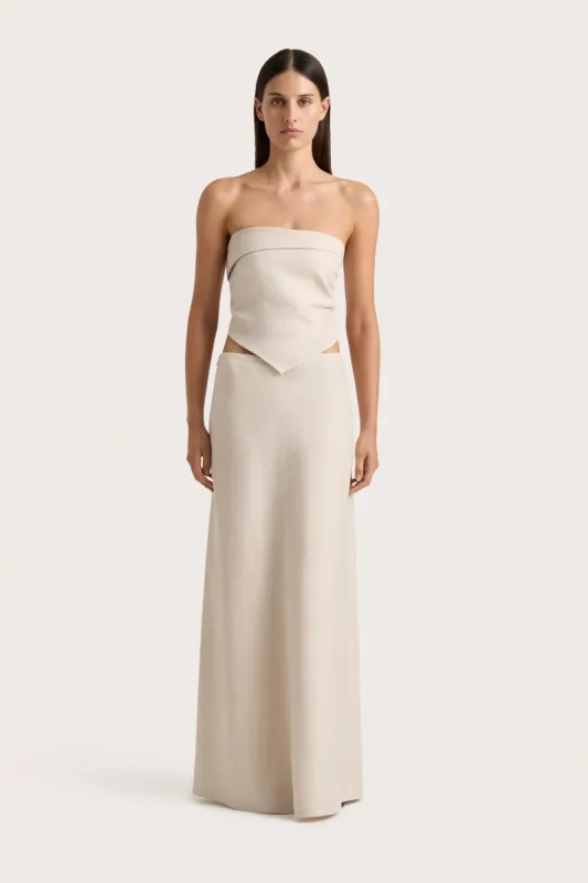 Antibes Maxi Skirt Sand - Final Sale sold by Faithfull the Brand