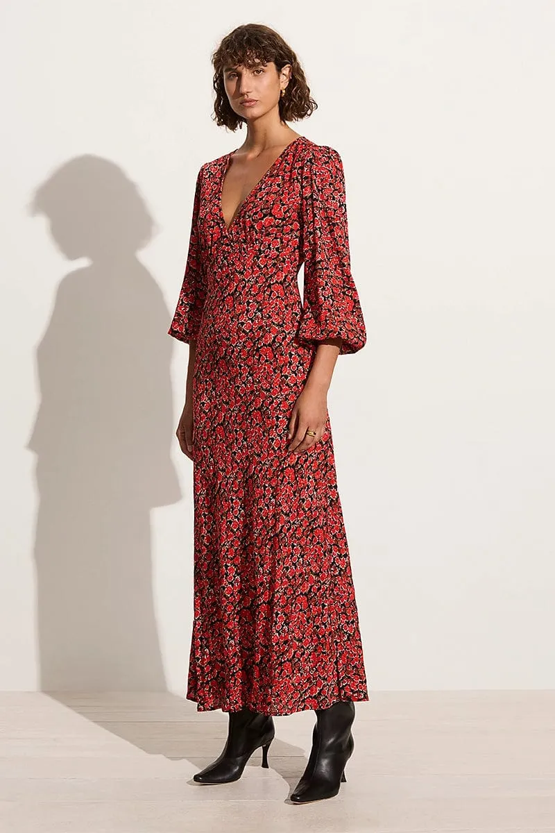 Marcia Midi Dress Salema Floral - Final Sale sold by Faithfull the Brand product image thumbnail 3