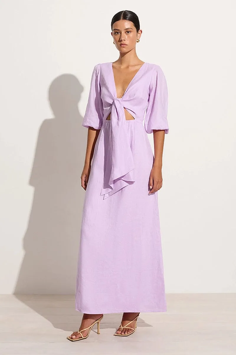 La Mia Maxi Dress Lilac - Final Sale sold by Faithfull the Brand product image thumbnail 5