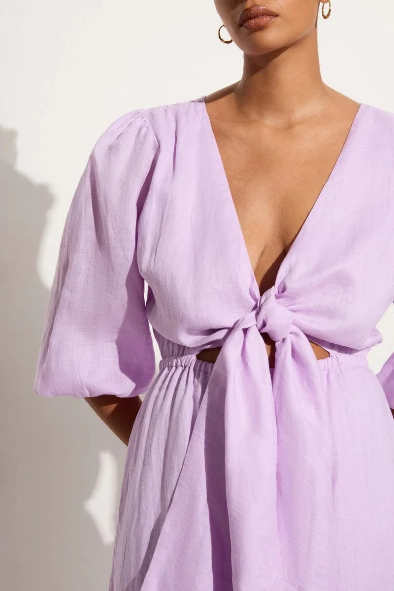 La Mia Maxi Dress Lilac - Final Sale sold by Faithfull the Brand product image thumbnail 2