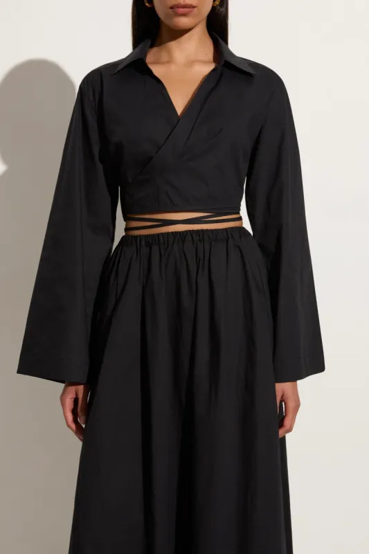 Pasolini Shirt Black - Final Sale sold by Faithfull the Brand