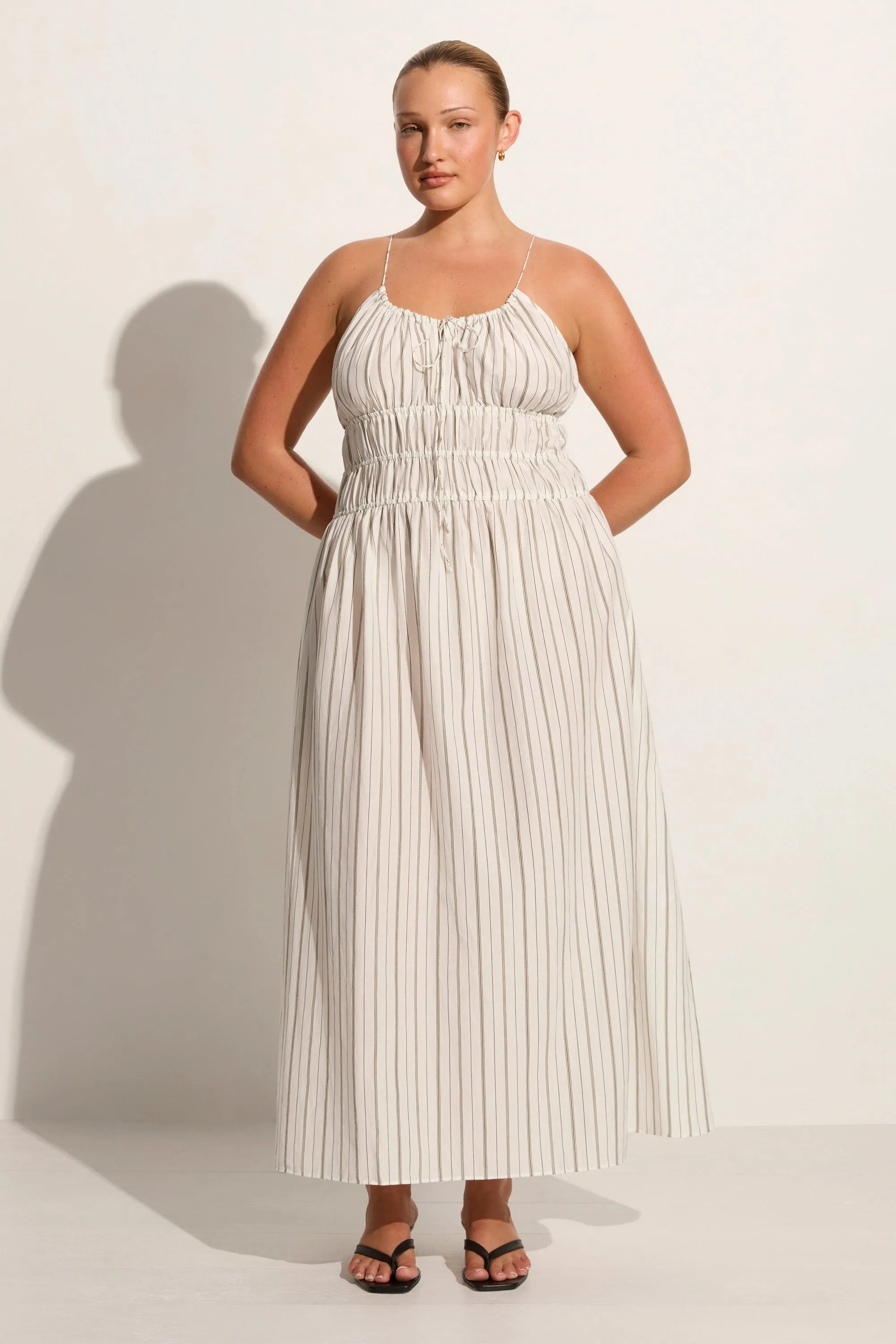 Carinna Midi Dress Trieste Stripe - Final Sale sold by Faithfull the Brand product image thumbnail 5