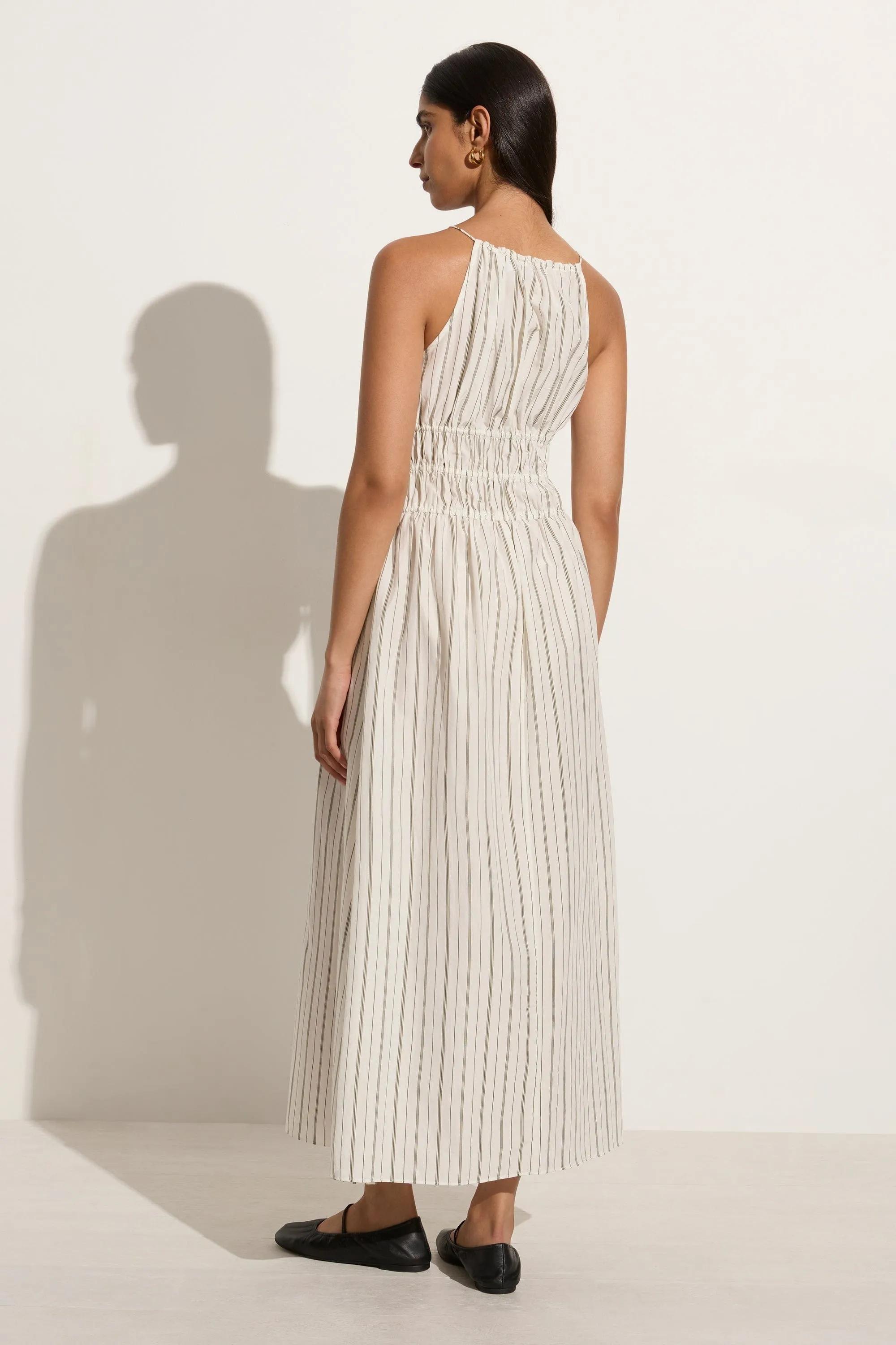 Carinna Midi Dress Trieste Stripe - Final Sale sold by Faithfull the Brand product image thumbnail 4