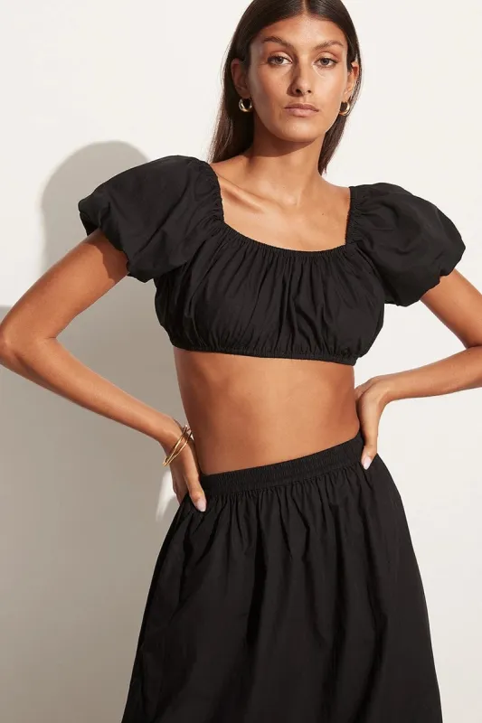 Rhea Top Black - Final Sale sold by Faithfull the Brand