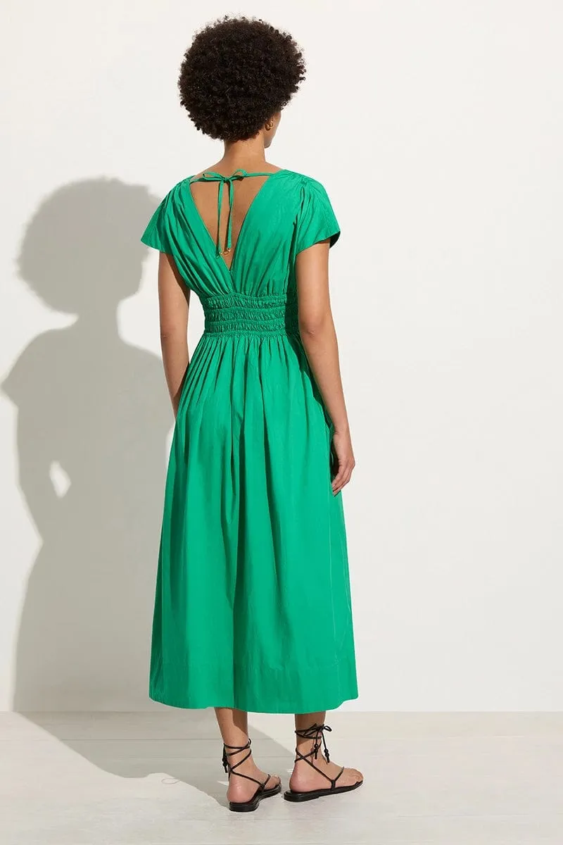 Agnes Midi Dress Verde sold by Faithfull the Brand product image thumbnail 5