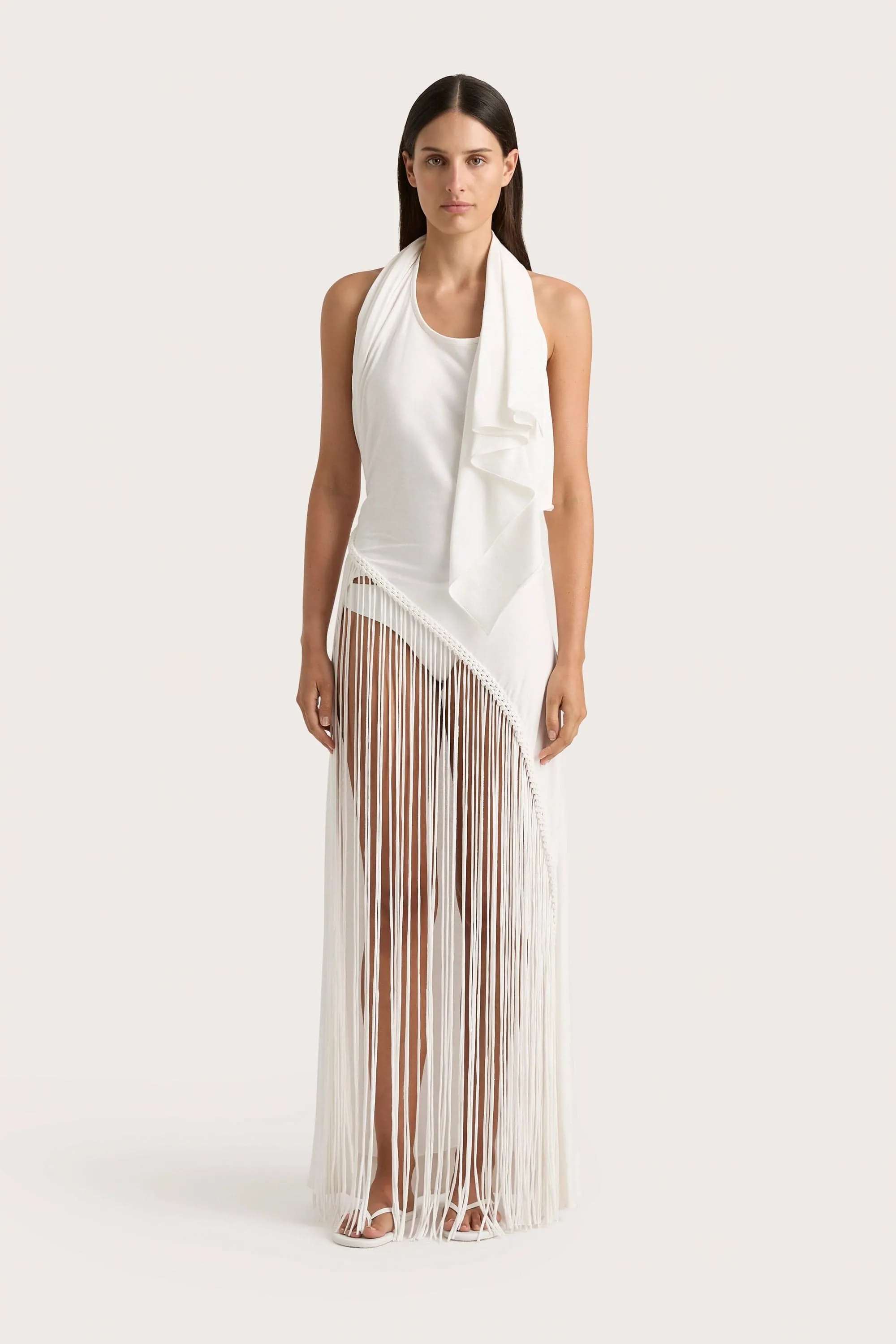 Maceio Maxi Dress White - Final Sale sold by Faithfull the Brand