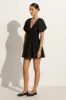 Salone Mini Dress Black sold by Faithfull the Brand