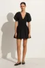 Salone Mini Dress Black sold by Faithfull the Brand
